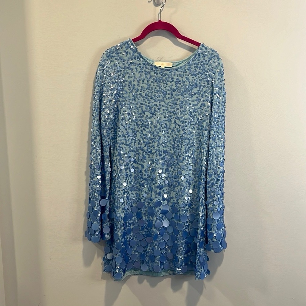 Loveshackfancy “Lightning” Sequined Mini Dress In… - image 3
